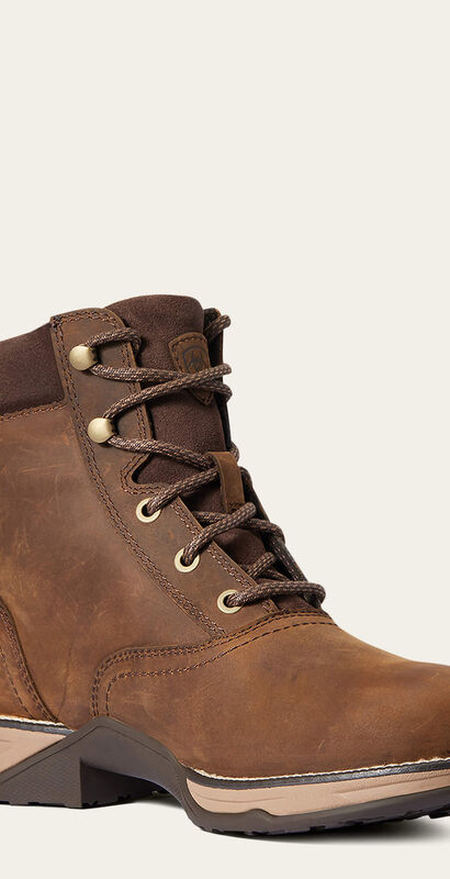 Anthem Round Toe Lacer Waterproof Boot Medial